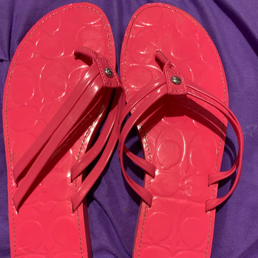 Coach Flip Flops